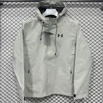 24/25 UA White Single Layer Hooded Windbreaker#F707