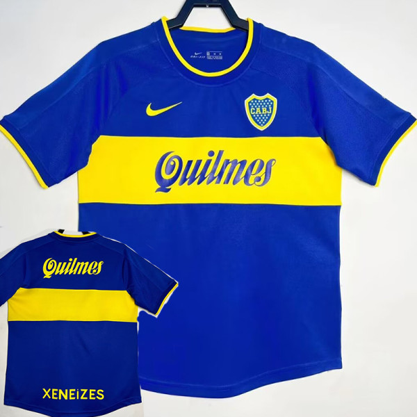 2000/2001 Boca juniors Home Retro Soccer Jersey
