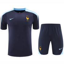 24/25 France Royal BlueTraining Short Suit