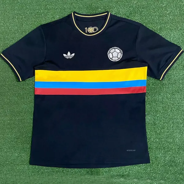 24/25 Colombia Black Anniversary Edition Fans Soccer Jersey