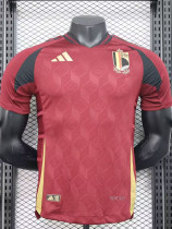 2024 Belgium Home Player Version Soccer Jersey