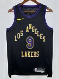 22/23 LAKERS BROWNIES # 9 Black City EditionTop Quality Hot Pressing NBA Jersey(城市黑、圆领)