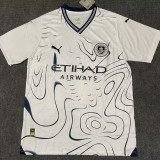 24/25 Man City White Special Edition Fans Soccer Jersey