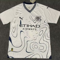 24/25 Man City White Special Edition Fans Soccer Jersey
