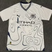 24/25 Man City White Special Edition Fans Soccer Jersey