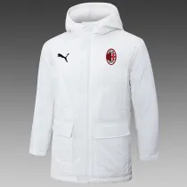24/25 ACM White Hooded Cotton Coat G256红色队标