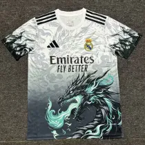 24/25 RMA Gradient Grey Blue Sea Dragon Edition Fans Soccer Jersey