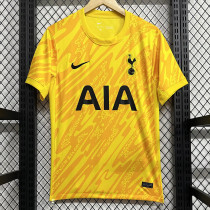 24/25 TOT Yellow Goalkeeper  Fans Soccer Jersey