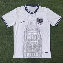 24/25 England White Pattern Fans Soccer Jersey