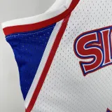 96/97 76ERS IVERSON  # 3 White Newcomer Top Quality Hot Pressing Retro NBA Jersey