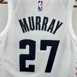24/25 Nuggets MYRRAR #27 White City Edition Top Quality Hot Pressing NBA Jersey