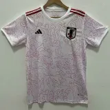 2024 Japan White and Pink  Fans Soccer Jersey