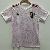 2024 Japan White and Pink  Fans Soccer Jersey