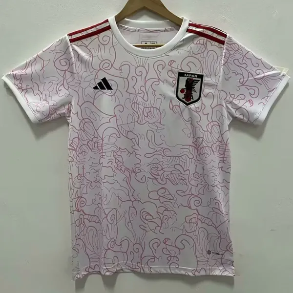2024 Japan White and Pink  Fans Soccer Jersey