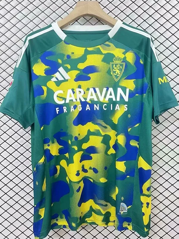 24/25 Zaragoza Green Limited Edition Fans Soccer Jersey