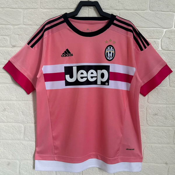 2015/2016 JUV Away Retro pink Soccer Jersey