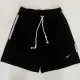 24/25 New NK Black Cotton zipper shorts(M11、口带拉链、全棉)