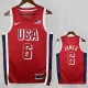 2024 Olympic Game USA  JAMES # 6 Red Basketball Jersey