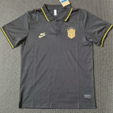 21/23 Brazil Black Classic Polo Short Sleeve (金标)