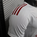24/25 Man Utd  White Special Edition Player Version Soccer Jersey（胸前红广告）