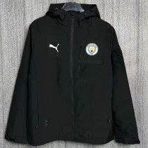 24/25 Man City Black Assault  Hooded Windbreaker (Y15连帽冲锋衣）