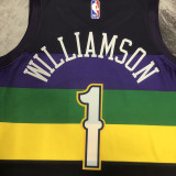 22/23 Pelicans WILLIAMSON #1 Black City Edition Top Quality Hot Pressing NBA Jersey