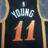 22/23 HAWKS YOUNG #11 Black City Edition Top Quality Hot Pressing NBA Jersey