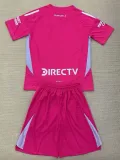 24/25 River Plate Pink Goalkeeper  Kids Jerseys