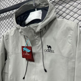 24/25 F705 CAMEL White Single Layer Hooded Windbreaker (连帽）