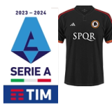23/24 Roma Third Fans Soccer Jersey (Print SPQR)