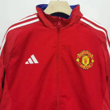 24/25  Man Utd Red & Black Double Sided Windbreaker (双面风衣)