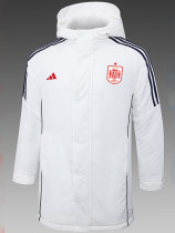 24/25 Spain White Hooded Cotton Coat G231