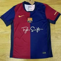 24/25 BAR Home Derby Edition Fans Soccer Jersey (胸英文广告）