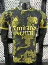 25/26 RMA Golden Dragon Edition Black  Fans Soccer Jersey