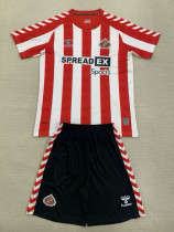 24/25 Sunderland Home Kids Soccer Jersey