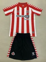 24/25 Sunderland Home Kids Soccer Jersey