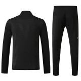 24/25 RMA Black  Kids  Half Pull Tracksuit  (童装、半拉链)