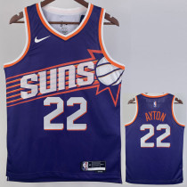 23/24 SUNS AYTON #22 Purple Top Quality Hot Pressing NBA Jersey