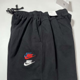 24/25 NK Black Cotton shorts(002、前彩色标、全棉)