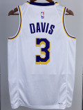 22/23 LAKERS DAVIS #3 White Top Quality Hot Pressing NBA Jersey(圆领)