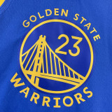 22/23 WARRIORS GREEN #23 Blue Top Quality Hot Pressing NBA Jersey (V领)