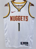 22/23 Nuggets PORTER JR. #1 White Top Quality Hot Pressing NBA Jersey