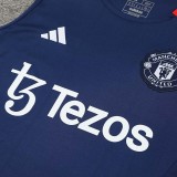 24/25 Man Utd Boyal BlueTank top and shorts suit