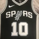 22/23 SA Spurs SOCHAN #10 Black Top Quality Hot Pressing NBA Jersey