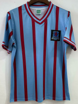 1957  Aston Villa Blue Retro Soccer Jersey