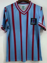 1957  Aston Villa Blue Retro Soccer Jersey