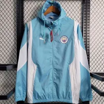 23/24 Man City Blue White Windbreaker