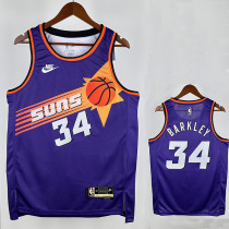 22/23 SUNS BUCKLEY #34 Blue Top Quality Hot Pressing Retro NBA Jersey