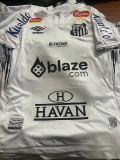 24/25 Santos FC Home  Kids Soccer Jersey(NEY MAR JR #10、Print all sponsors)