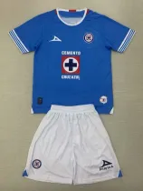 24/25 Cruz Azul Home  Kids Soccer Jersey